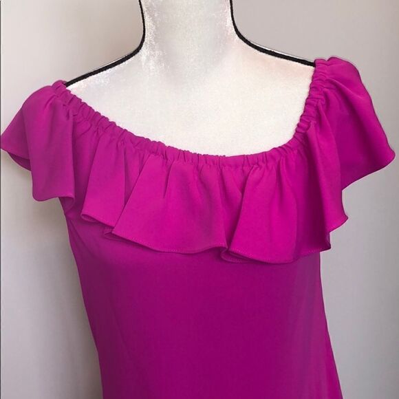 NWT Trina Turk magenta dress size 6 - Picture 2 of 7